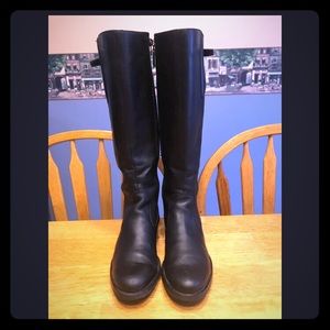 Ecco Black Riding Boots sz 39